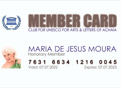 MEMBER CARD UNESCO MARIA