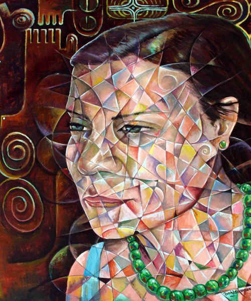 1056 ANTONY INTIKANAW Artist NIGERIA 60cmx70cm