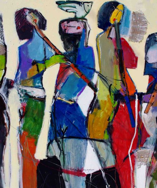 1061 SUHEIL BADDOR Artist SYRIA 50cmx60cm
