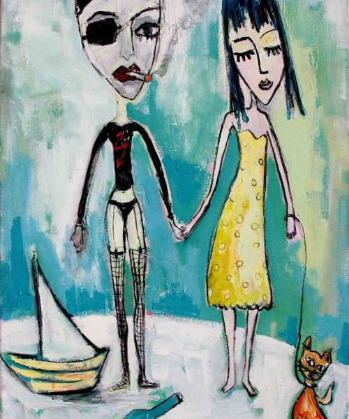 1081 IVANA TODOROVIC Artist SERBIA 100cmx70cm