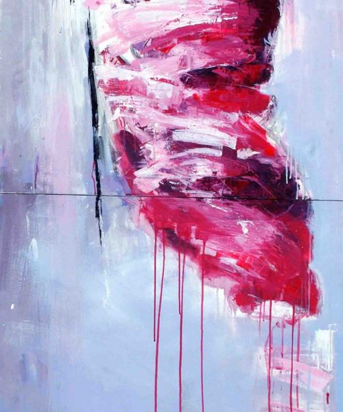 1117 JERZY MAROSZ Artist POLAND 140cmx60cm