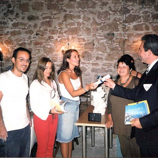 A.Zerva with Mayor of Aivali