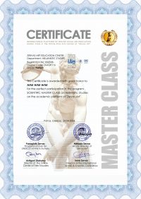 CERTIFICATE -MASTER CLAS