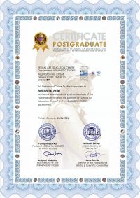 CERTIFICATE -POSTGRADUATESS