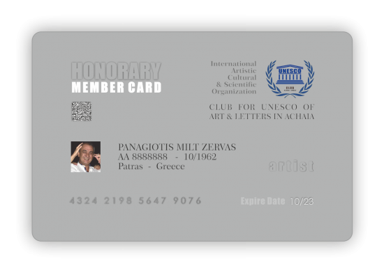 PVC CARD UNESCO